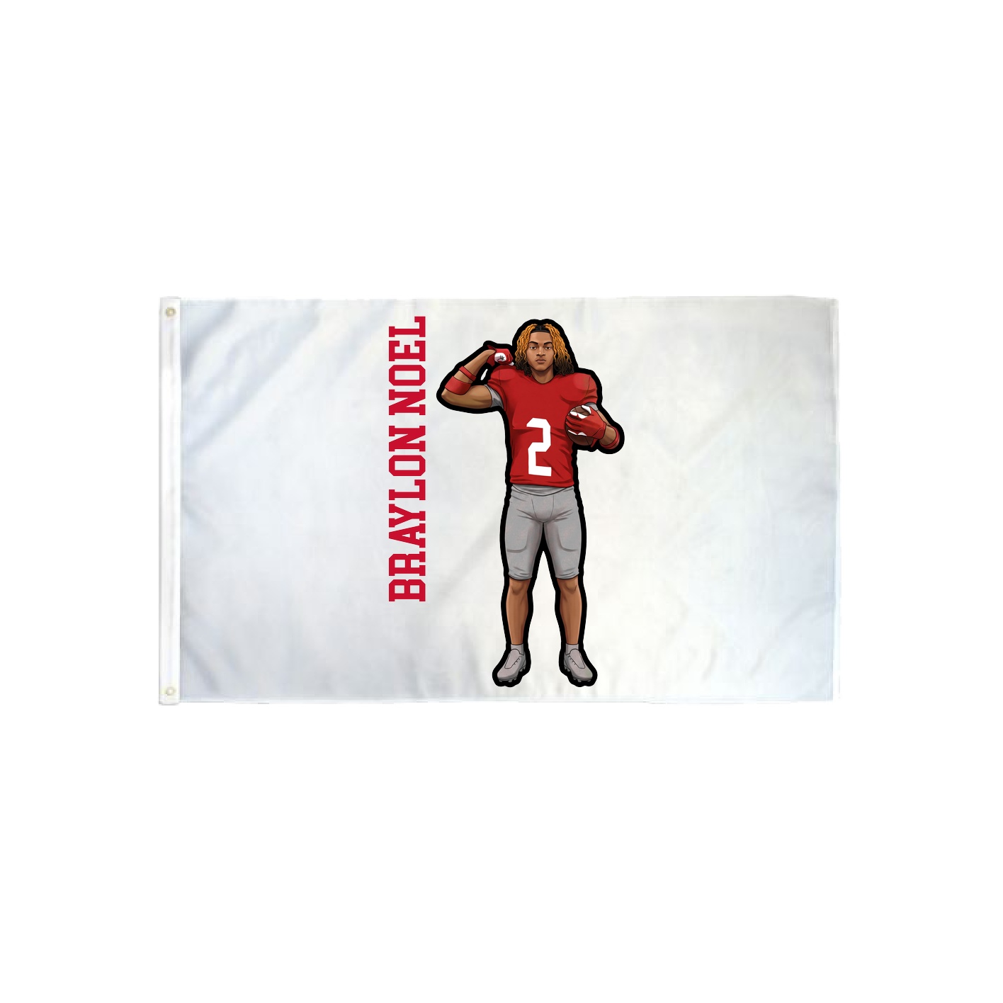 3x5 Flag — Name Vertical in Classic