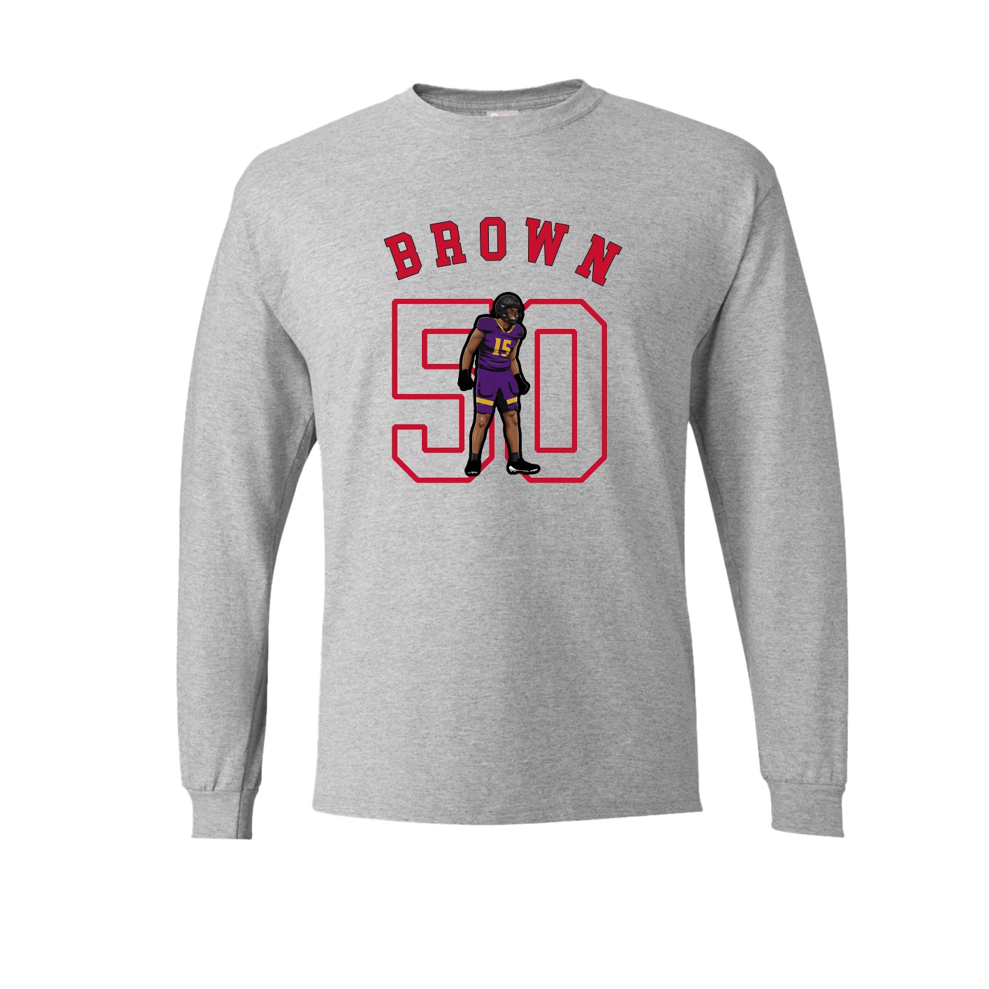 Long Sleeve Tee — Shirsey Arch in Grey