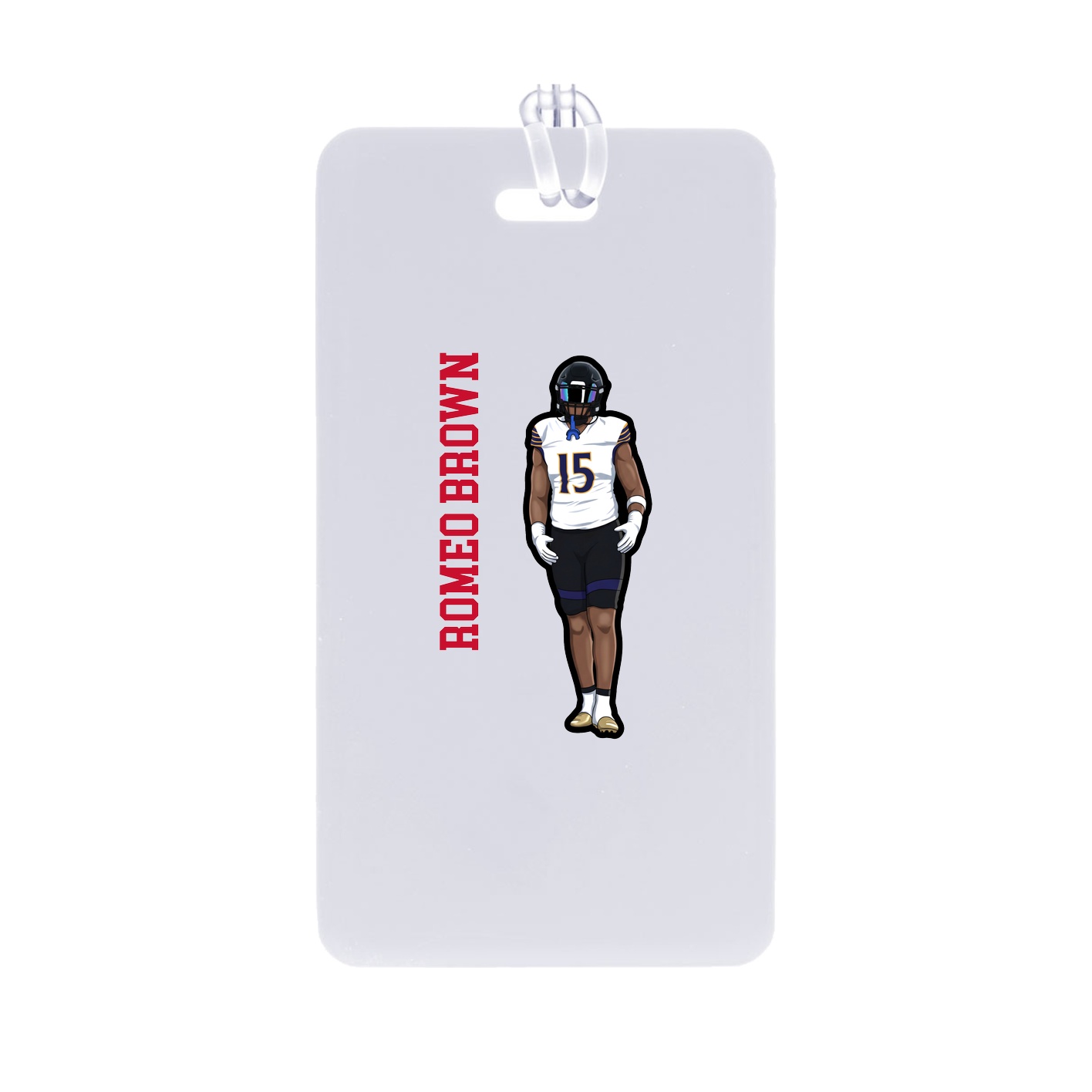 Bag Tag — Name Vertical in Classic