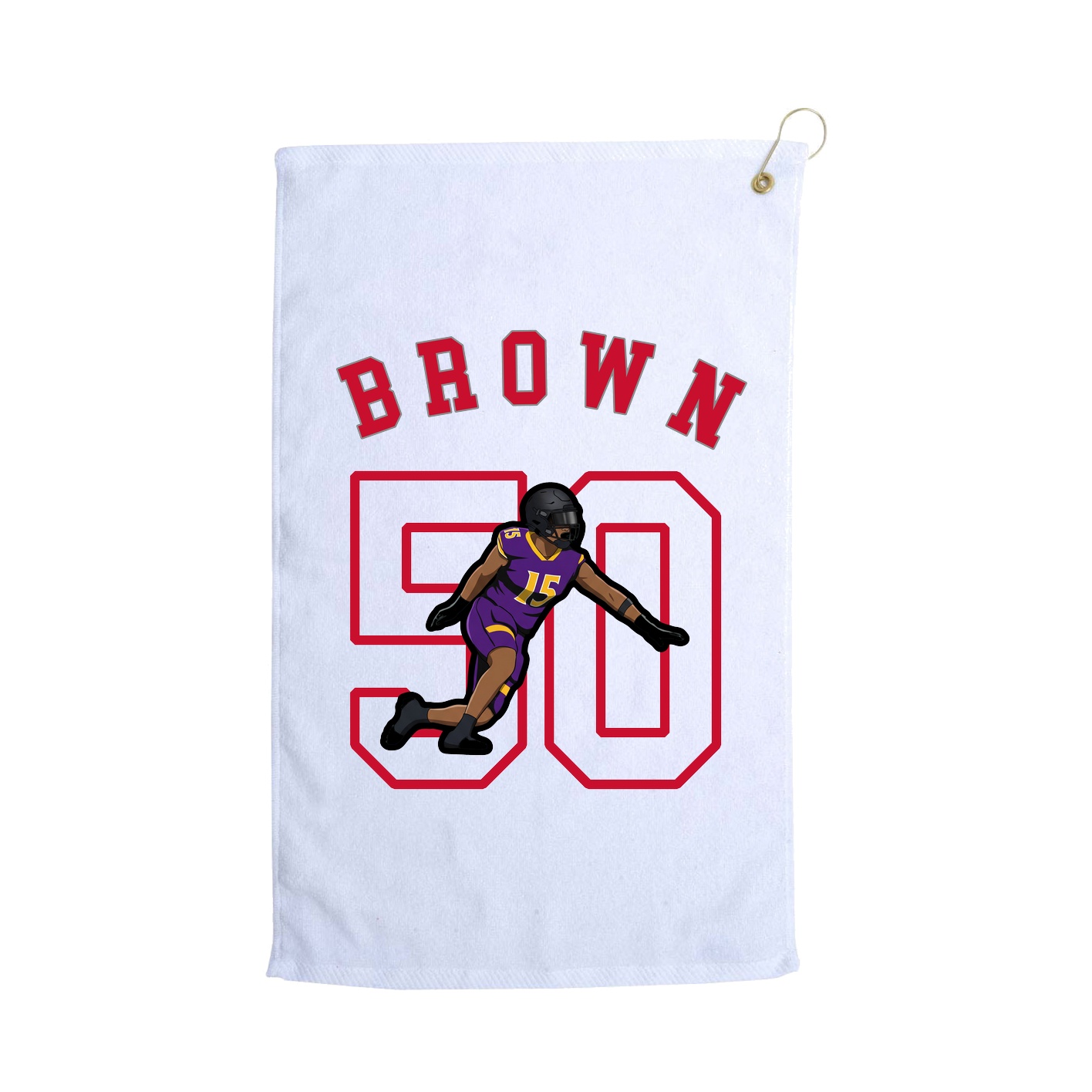 Golf Towel — Shirsey Arch in White