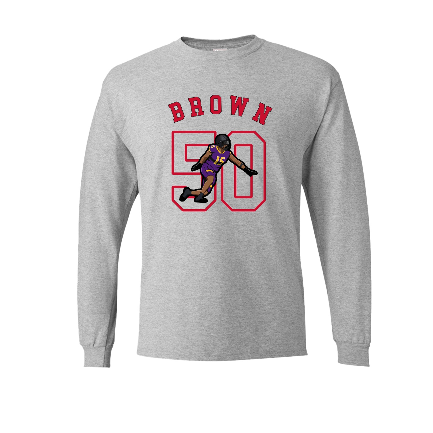 Long Sleeve Tee — Shirsey Arch in Grey