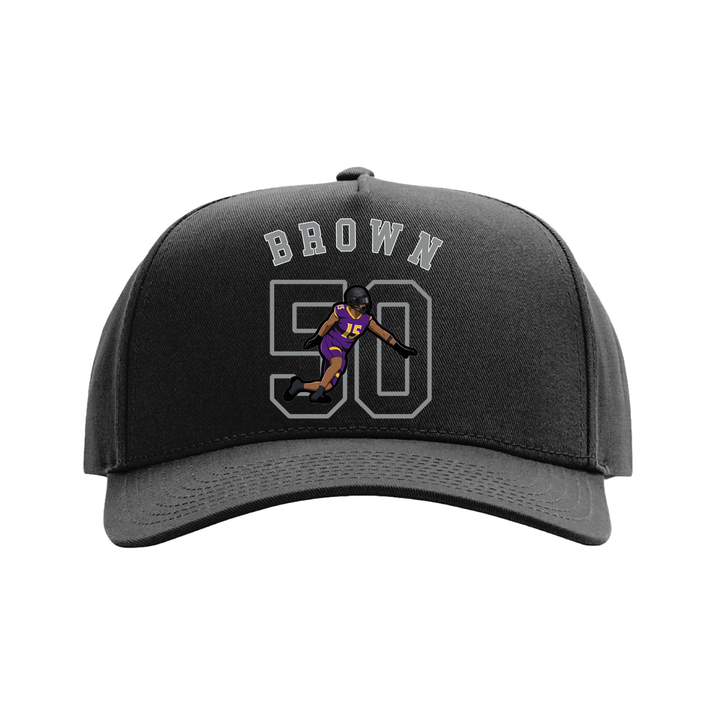 Full Fabric Five-Panel Champ Cap