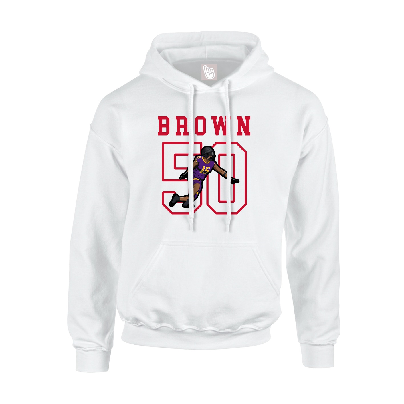 Hoodie — Shirsey in White