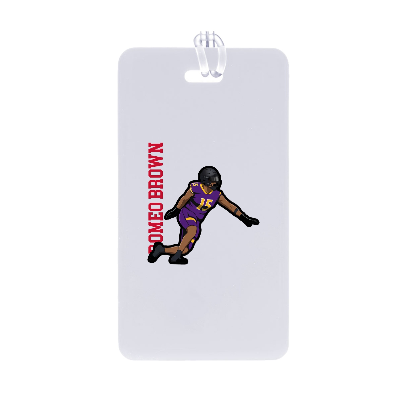 Bag Tag — Name Vertical in Classic