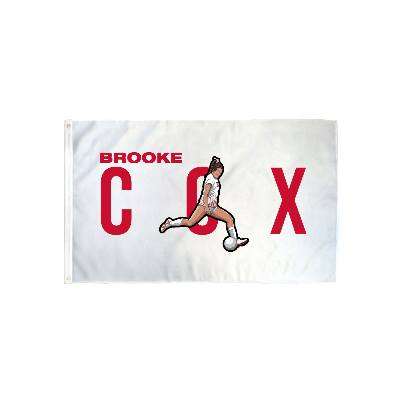 3x5 Flag — Player Name in Classic