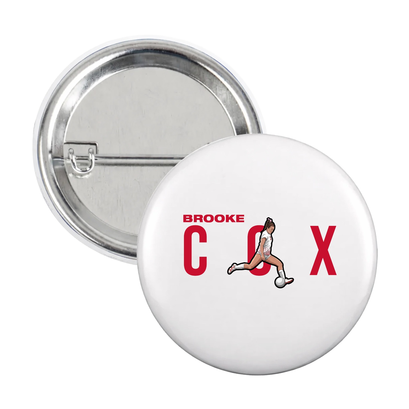 Game Day Button — Player Name in White