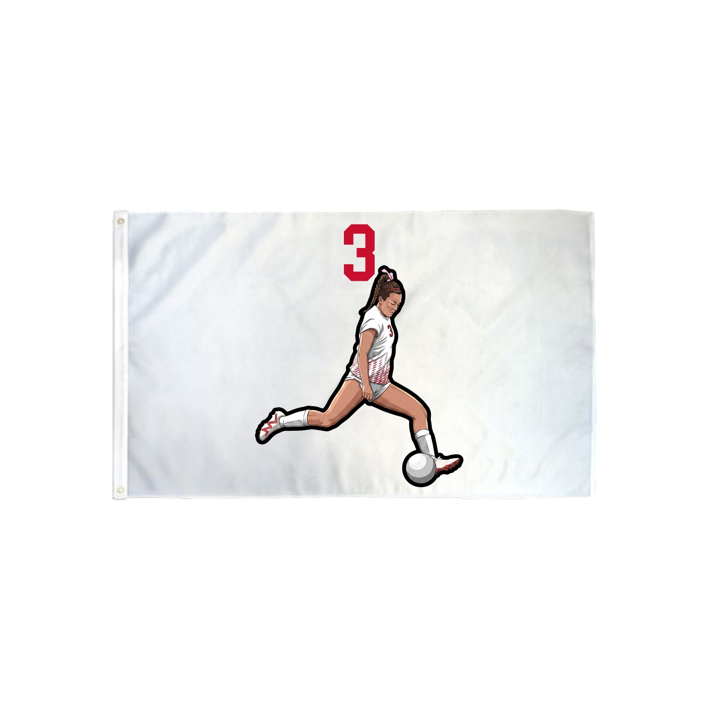 3x5 Flag — Number Top in Classic