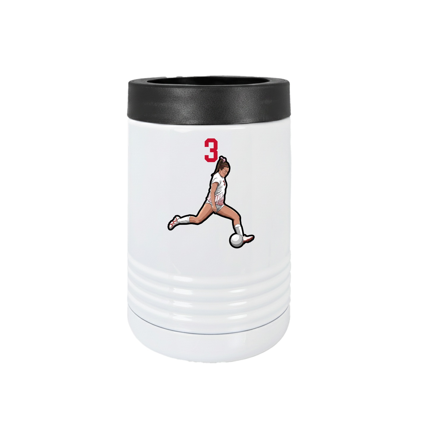Beverage Holder — Number Top in White