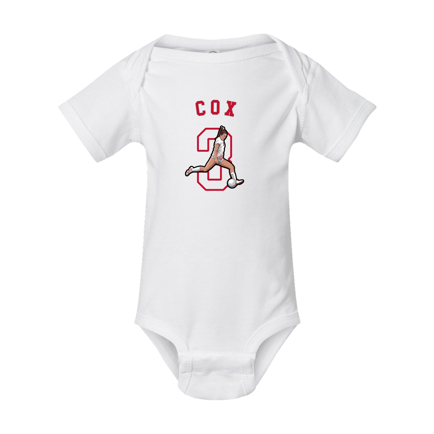 Baby Onesie — Shirsey Arch in White
