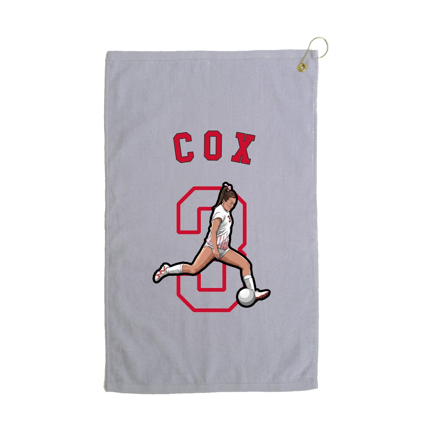 Golf Towel — Shirsey Arch in Grey