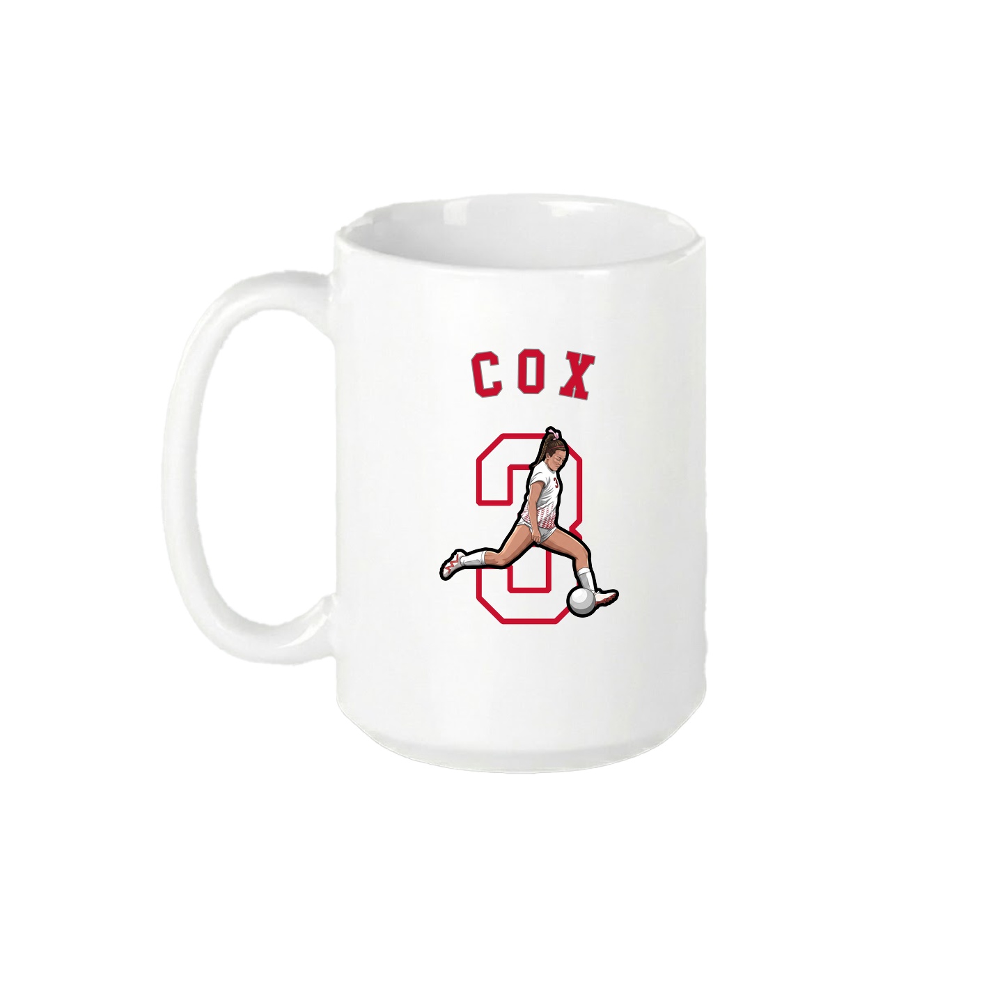 15oz Coffee Mug — Shirsey Arch in White