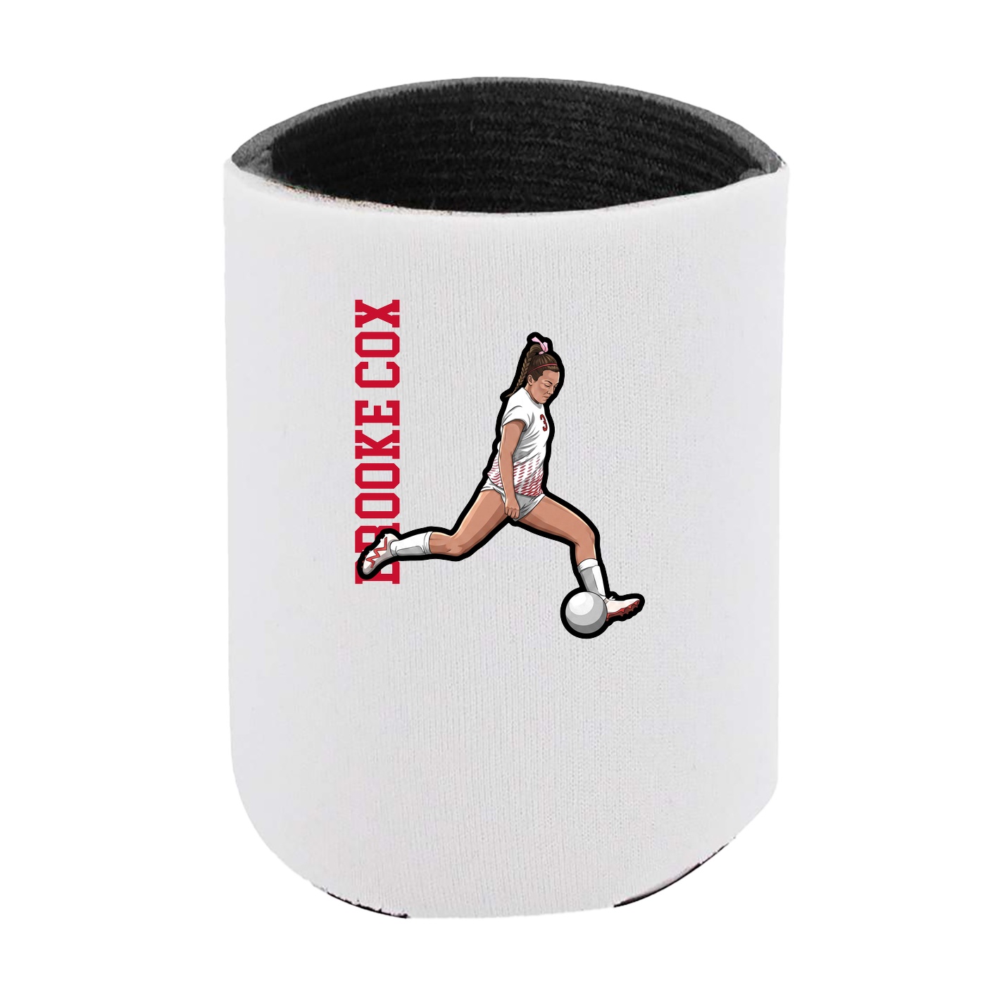 Can Holder — Name Vertical in White