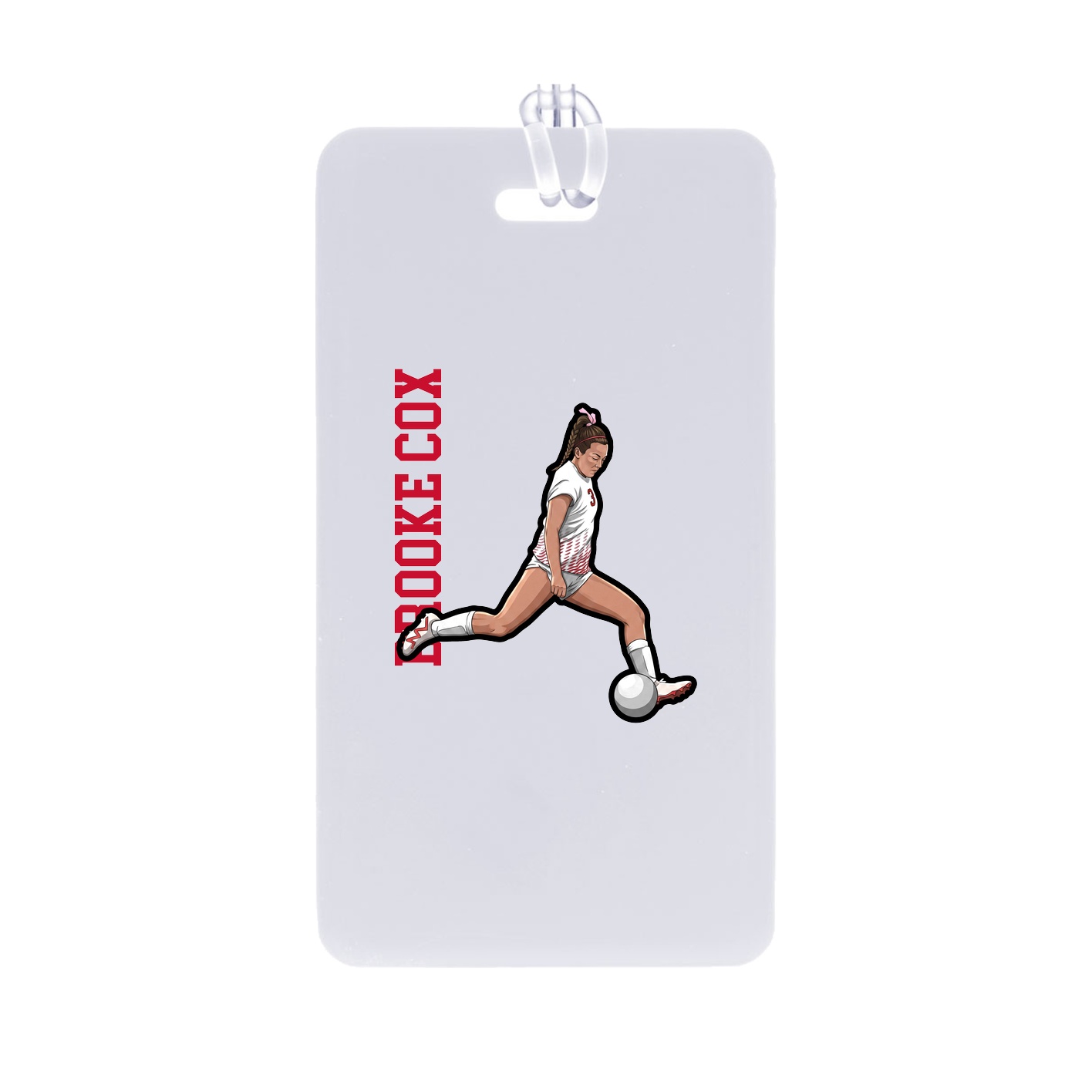 Bag Tag — Name Vertical in Classic
