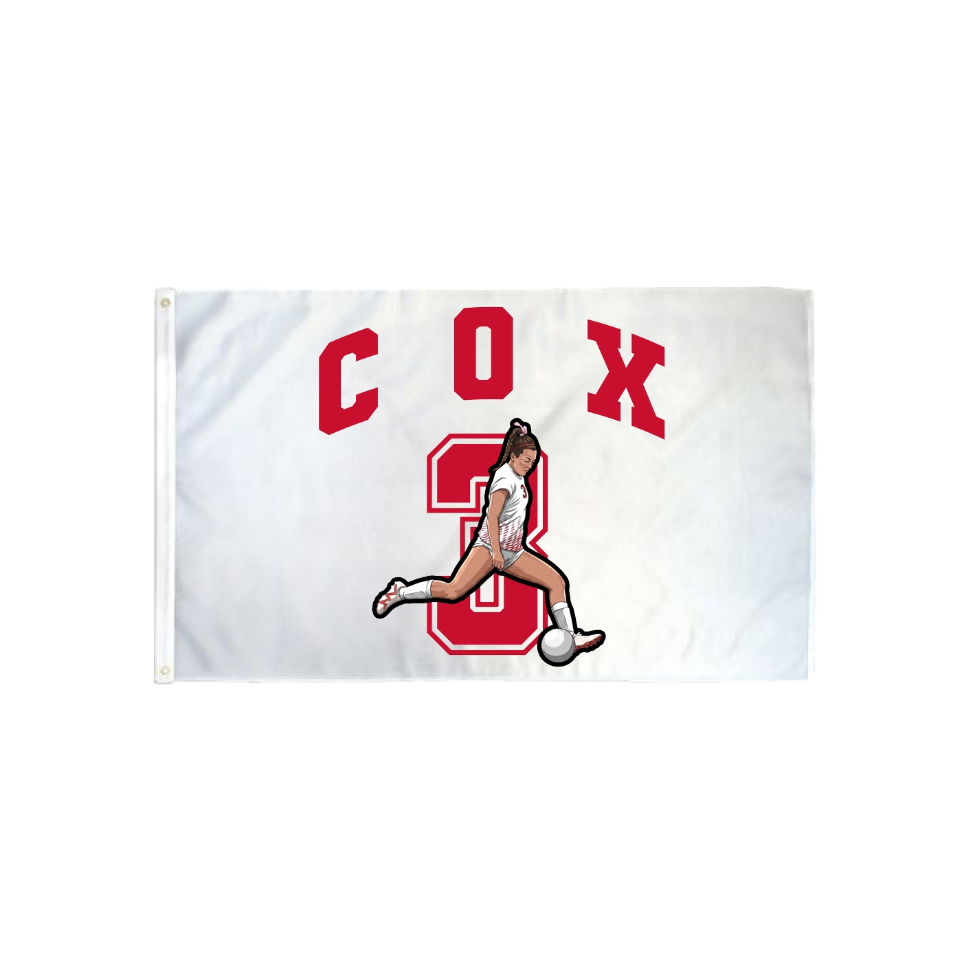 3x5 Flag — Number in Classic