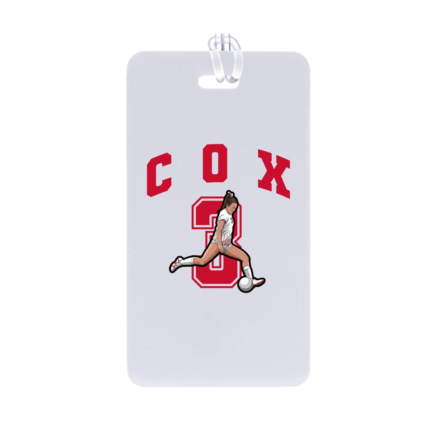 Bag Tag — Number in Classic