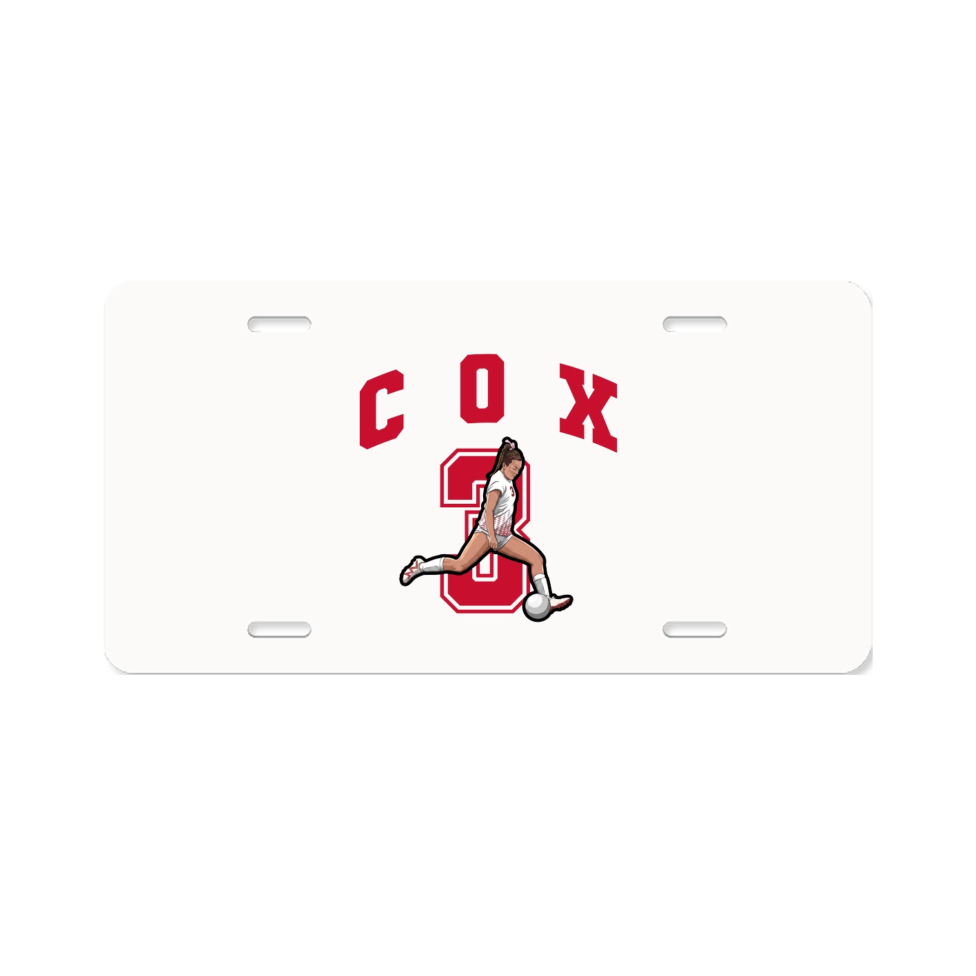 License Plate — Number in Classic