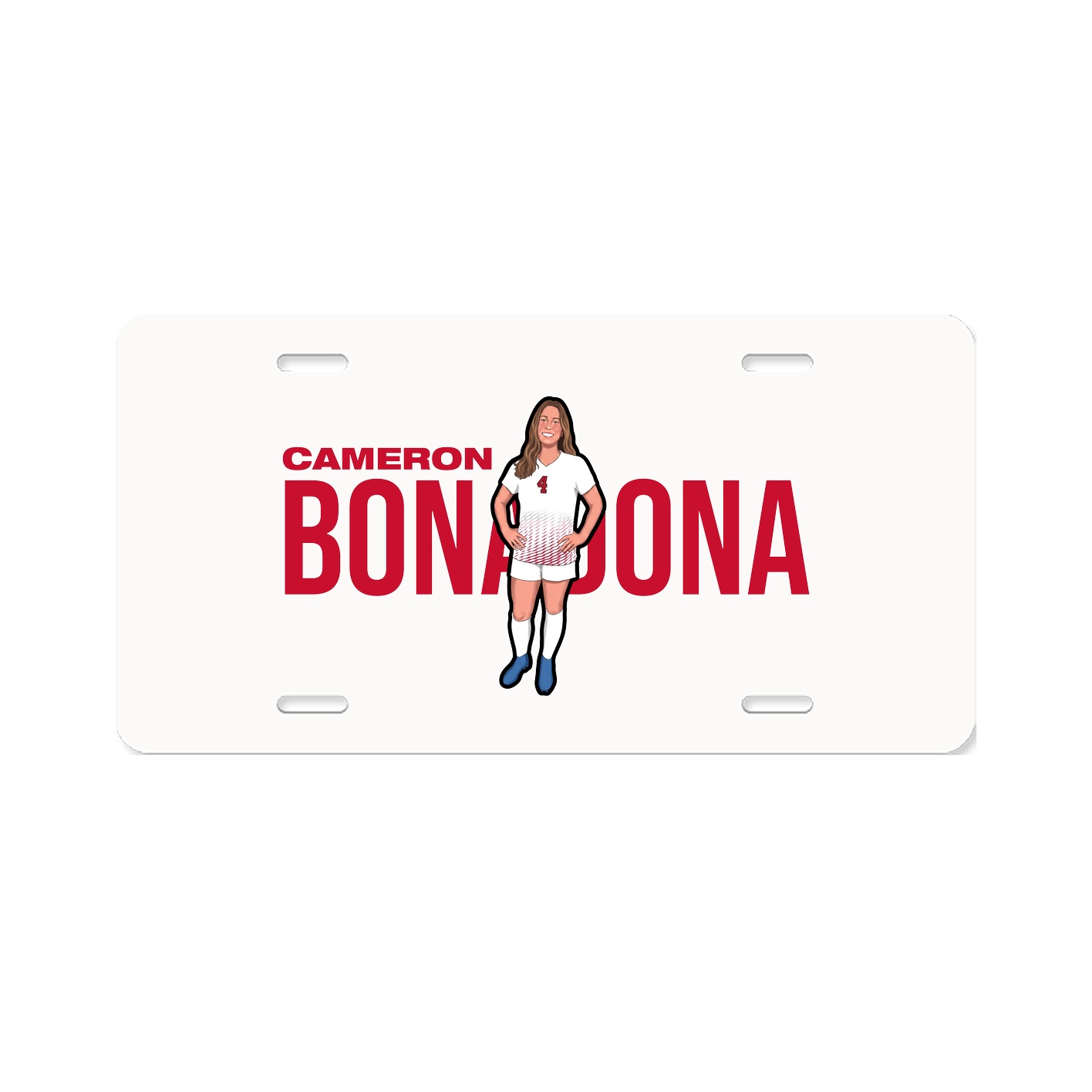 License Plate — Player Name in Classic