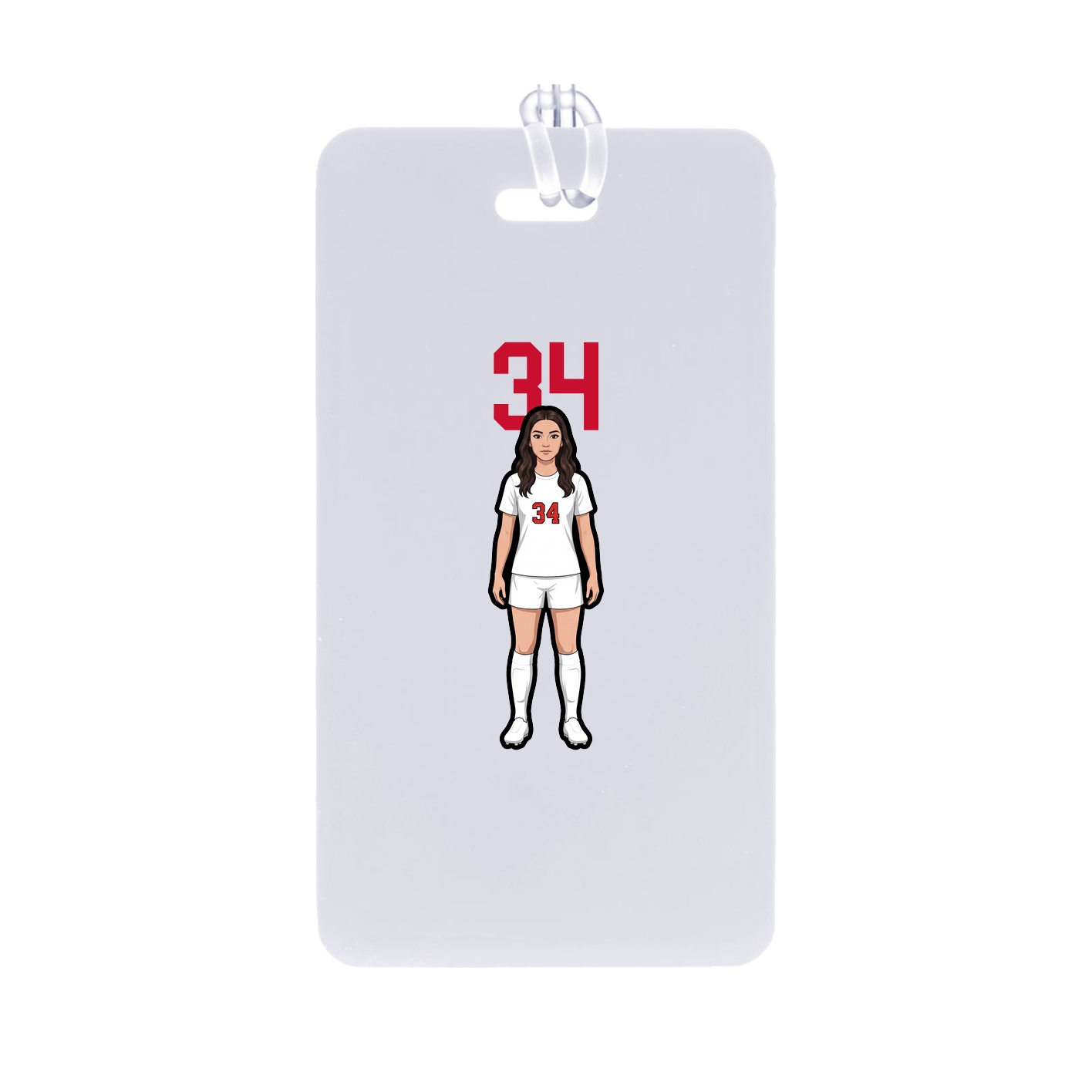 Bag Tag — Number Top in Classic