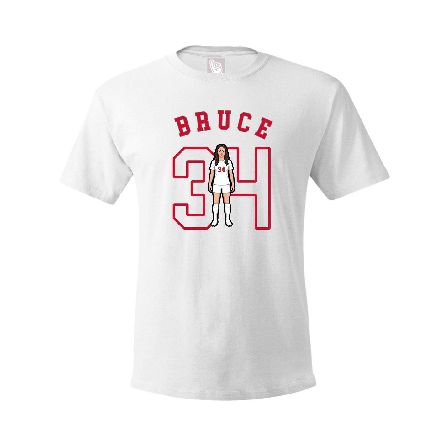 Youth Tee — Shirsey Arch in White
