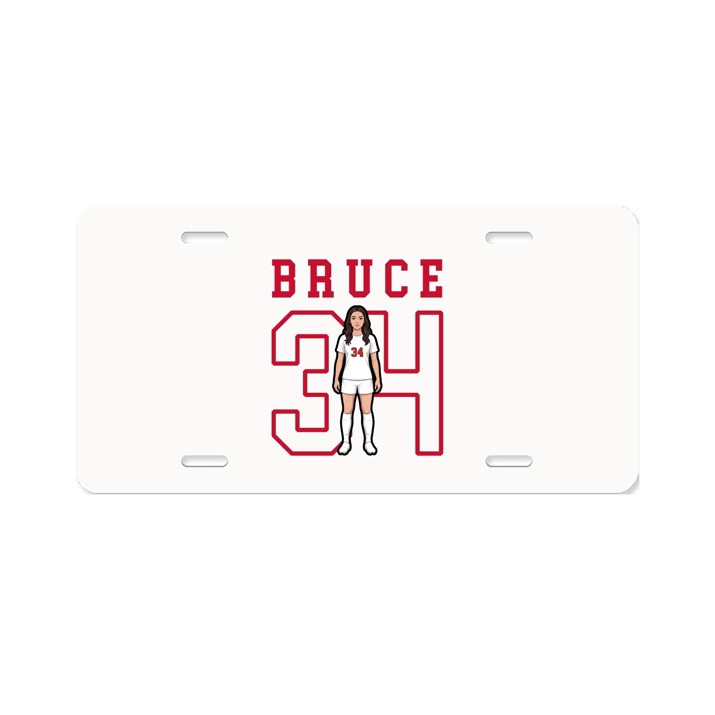 License Plate — Shirsey in Classic