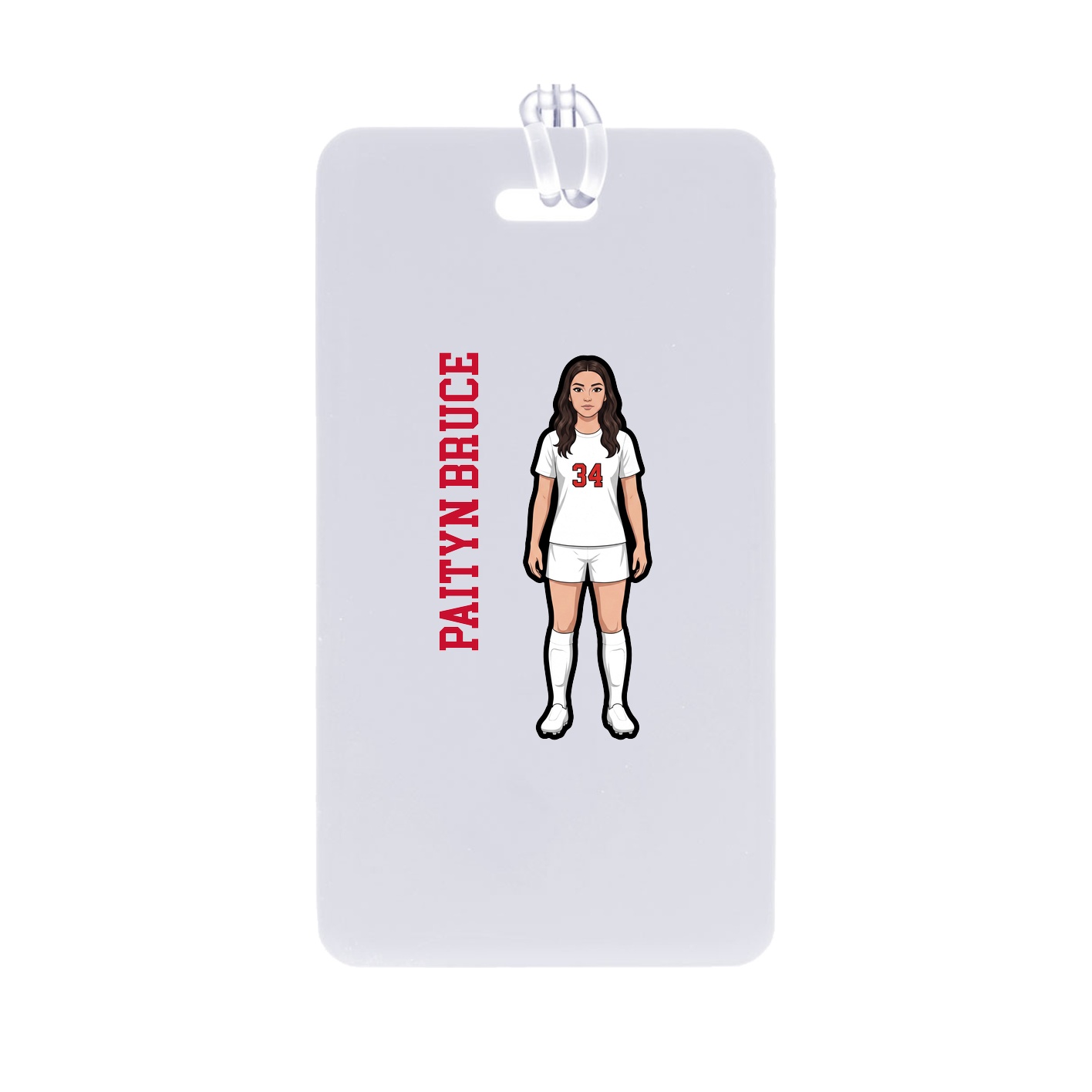 Bag Tag — Name Vertical in Classic