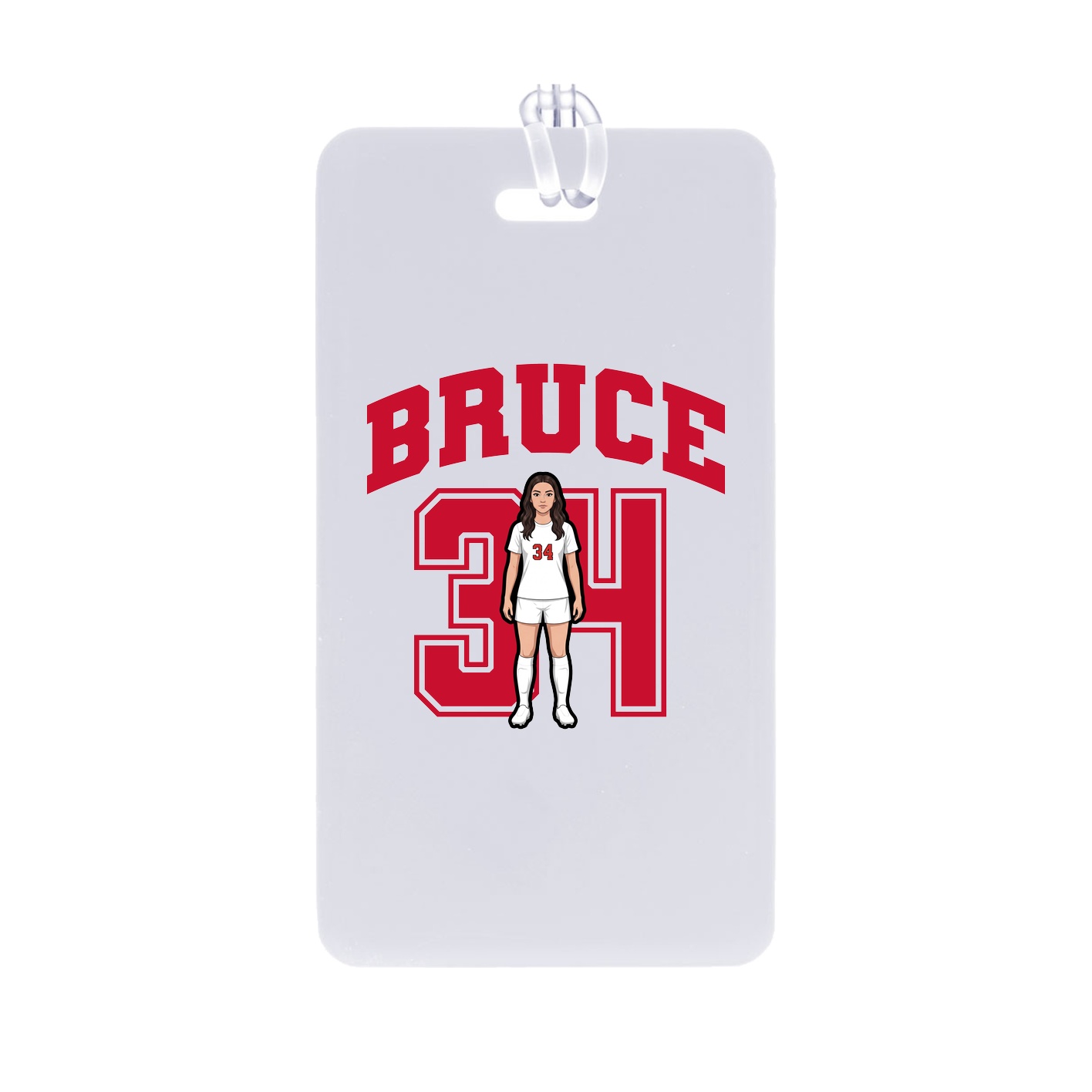 Bag Tag — Number in Classic