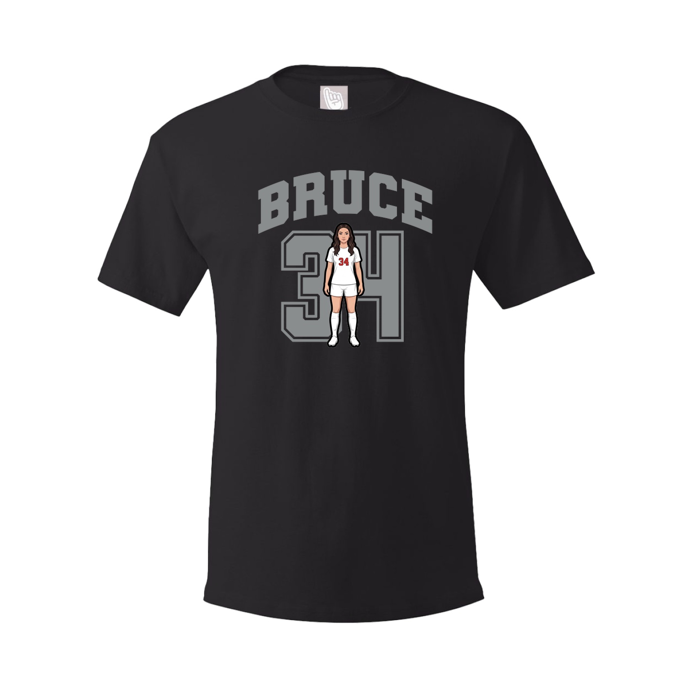 Tee — Number in Black