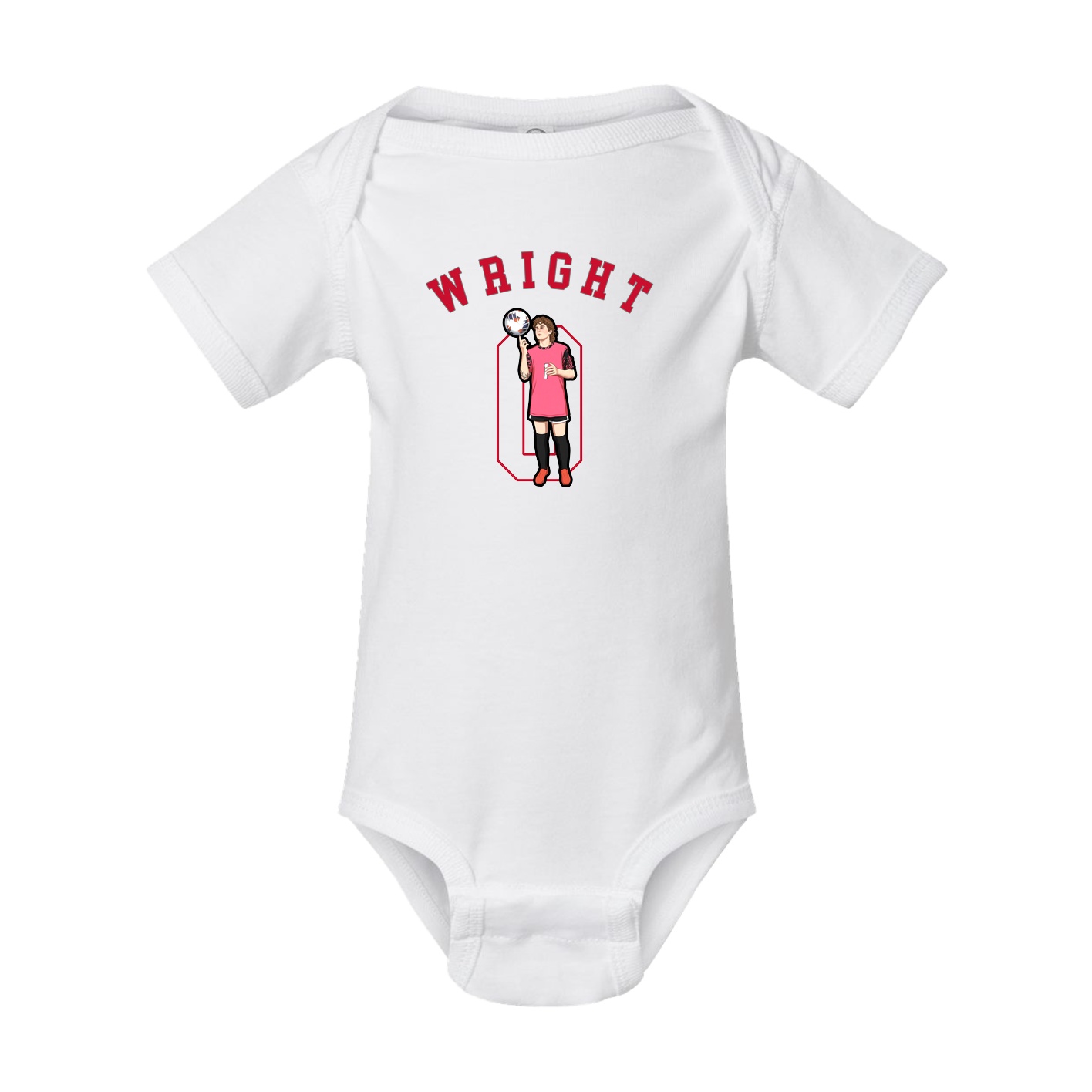 Baby Onesie — Shirsey Arch in White