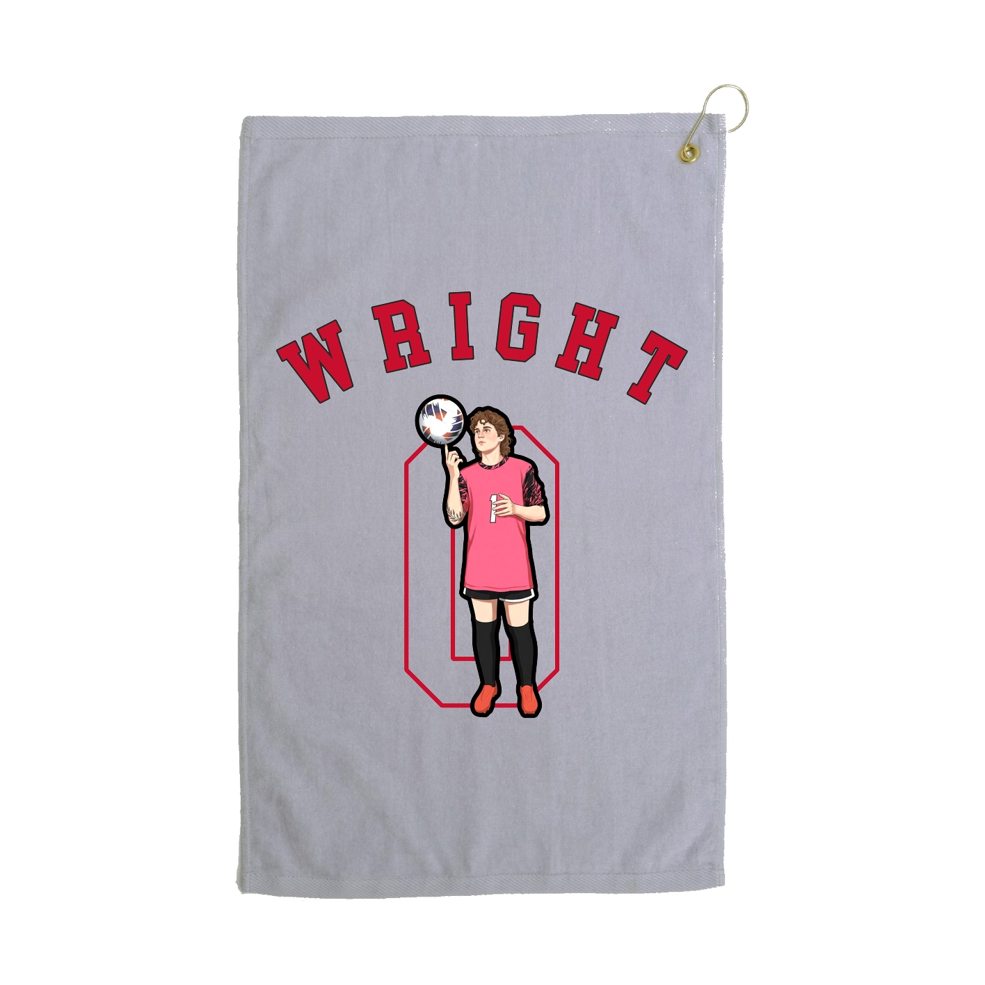Golf Towel — Shirsey Arch in Grey