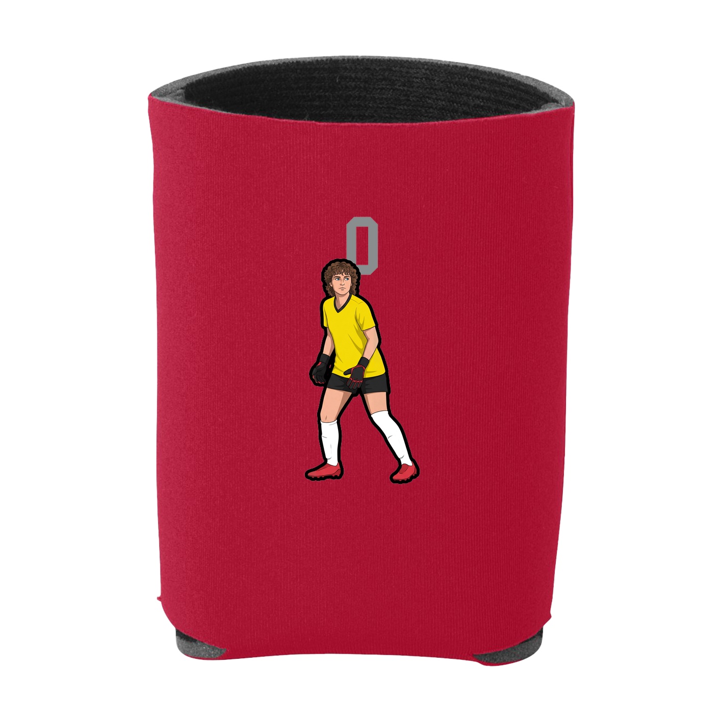 Can Holder — Number Top in Red