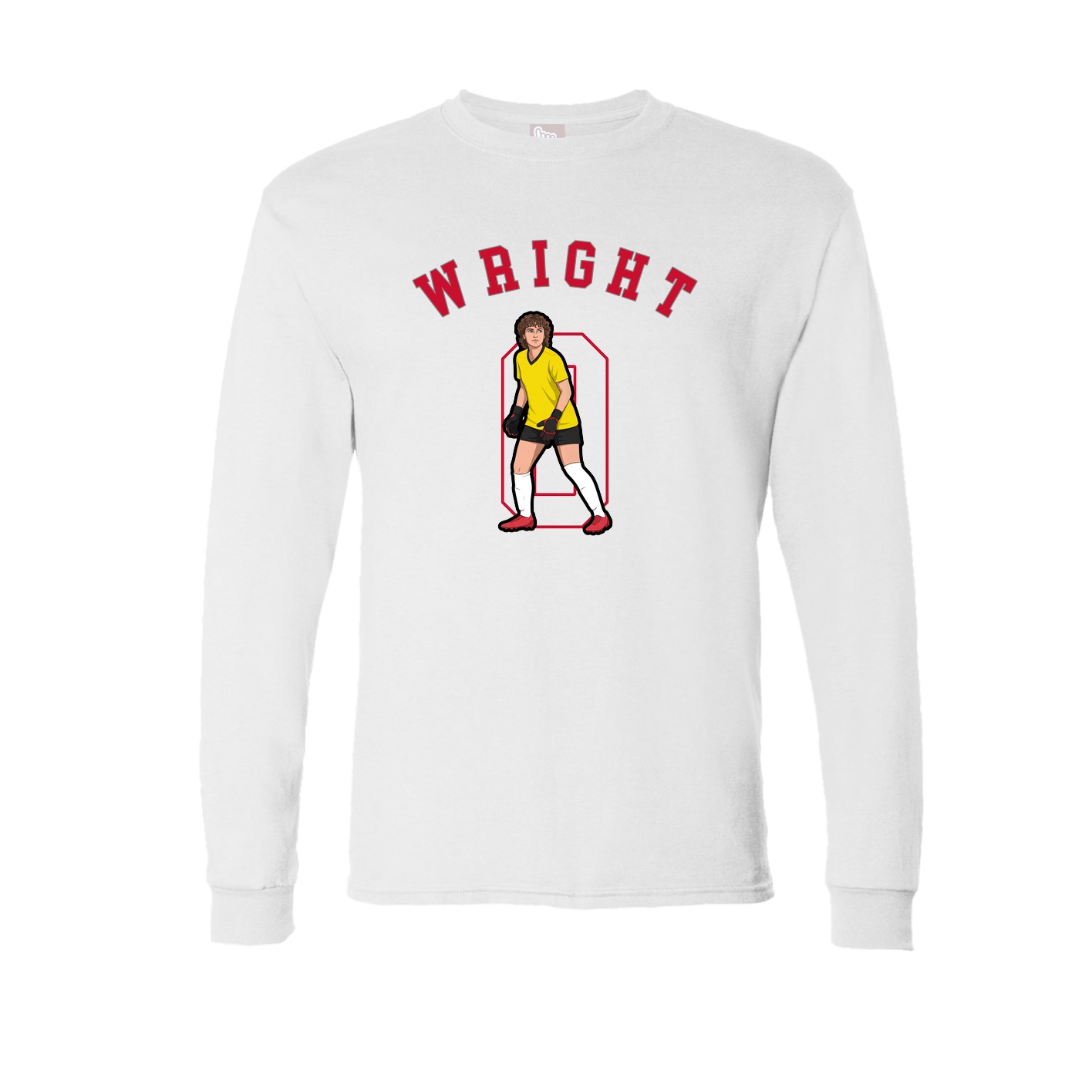 Long Sleeve Tee — Shirsey Arch in White