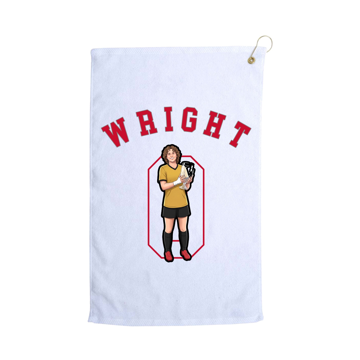 Golf Towel — Shirsey Arch in White