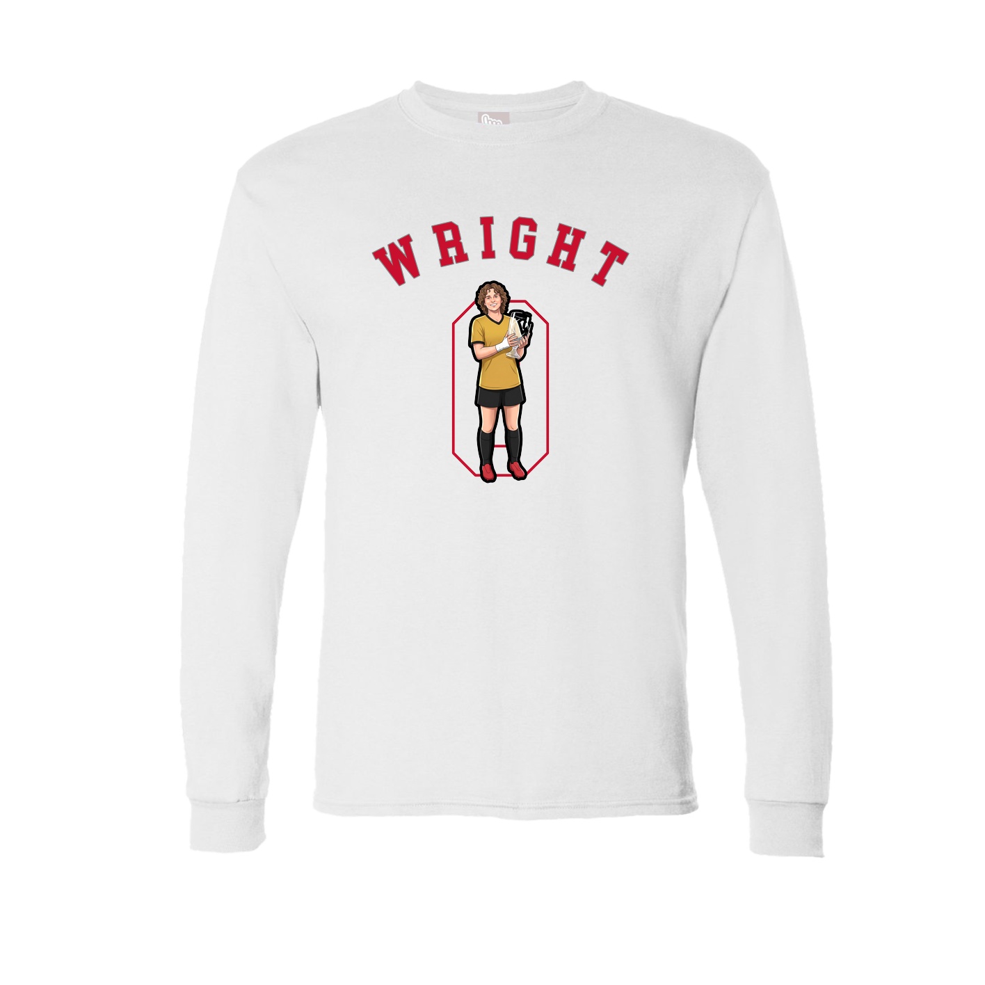 Long Sleeve Tee — Shirsey Arch in White