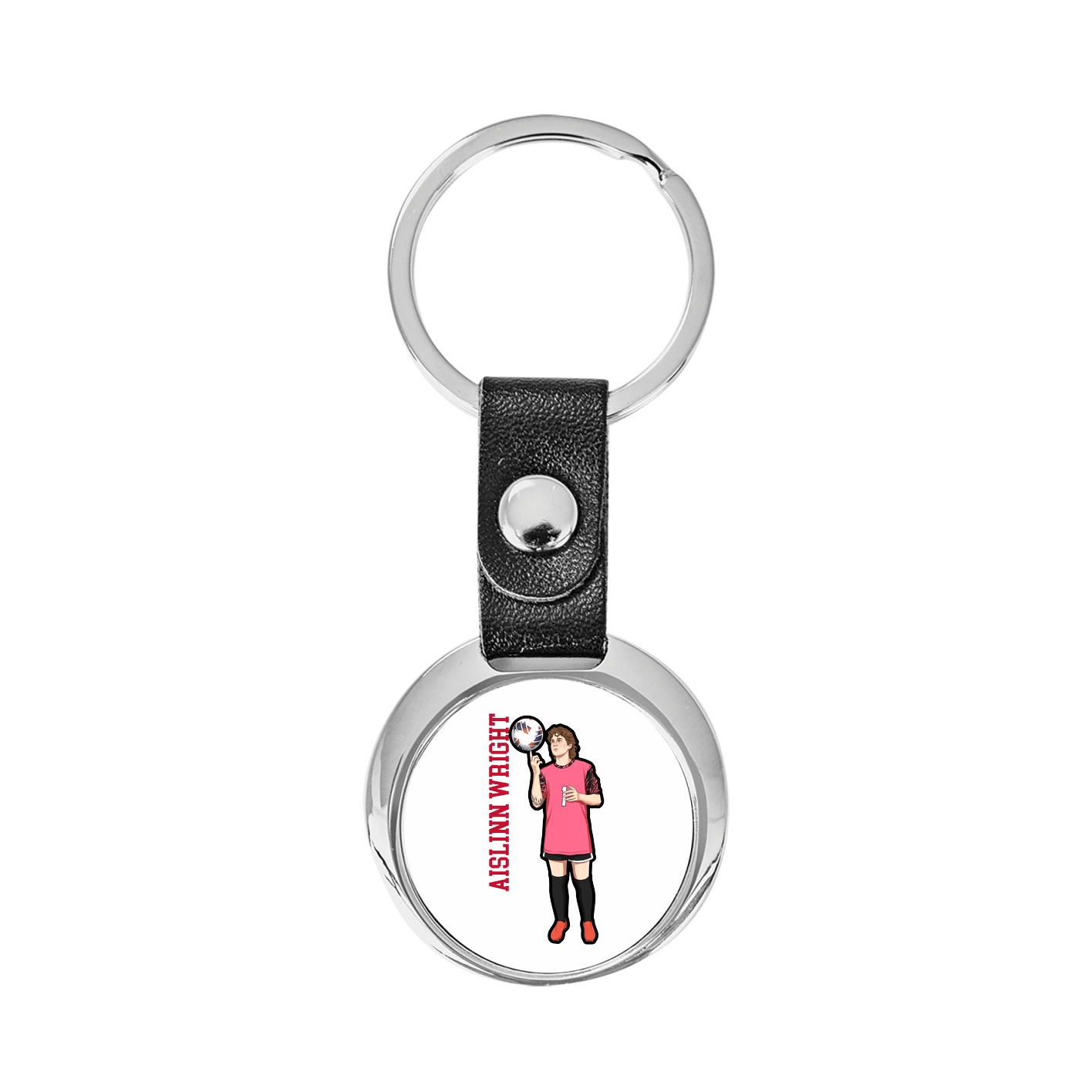 Key Chain — Name Vertical in Classic
