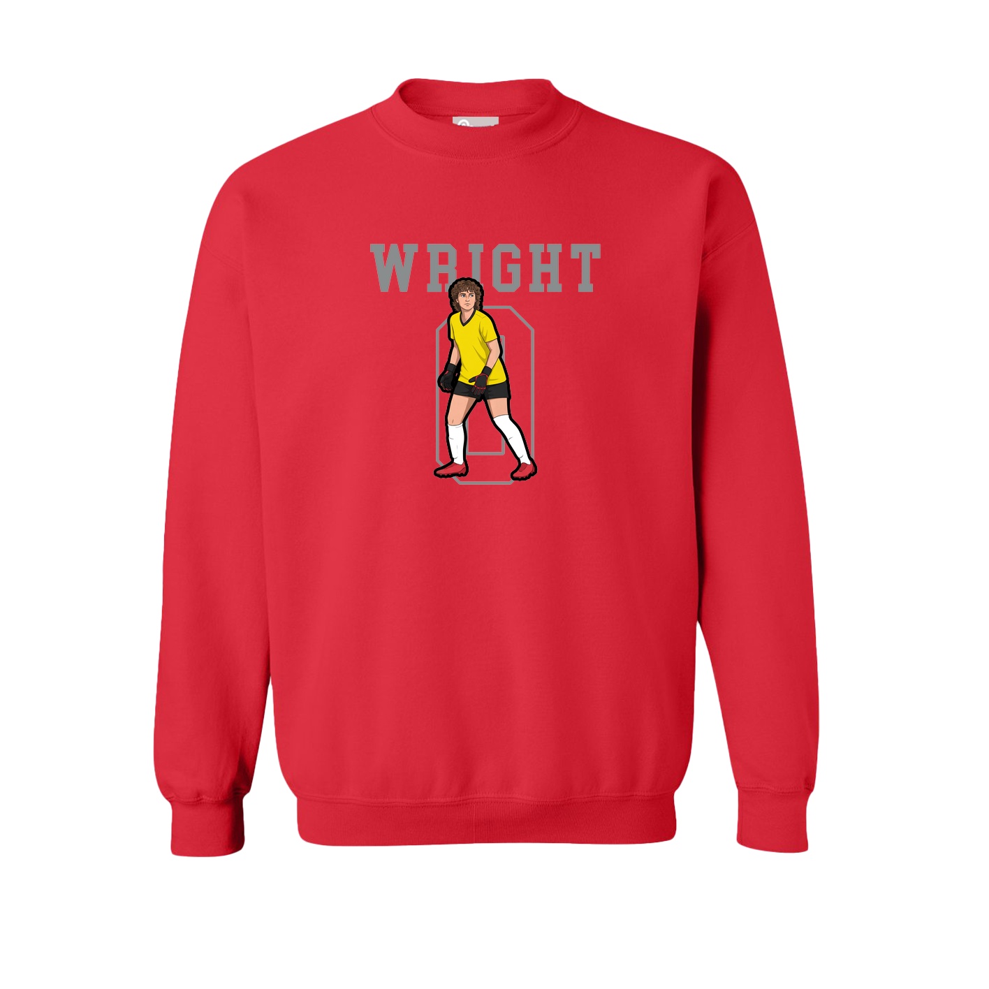 Fleece Crew — Shirsey in Red