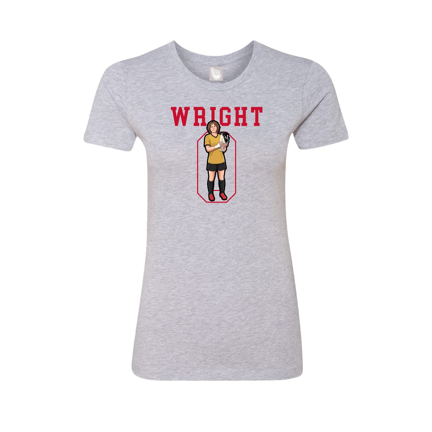 Fitted Women's Tee — Shirsey in Grey