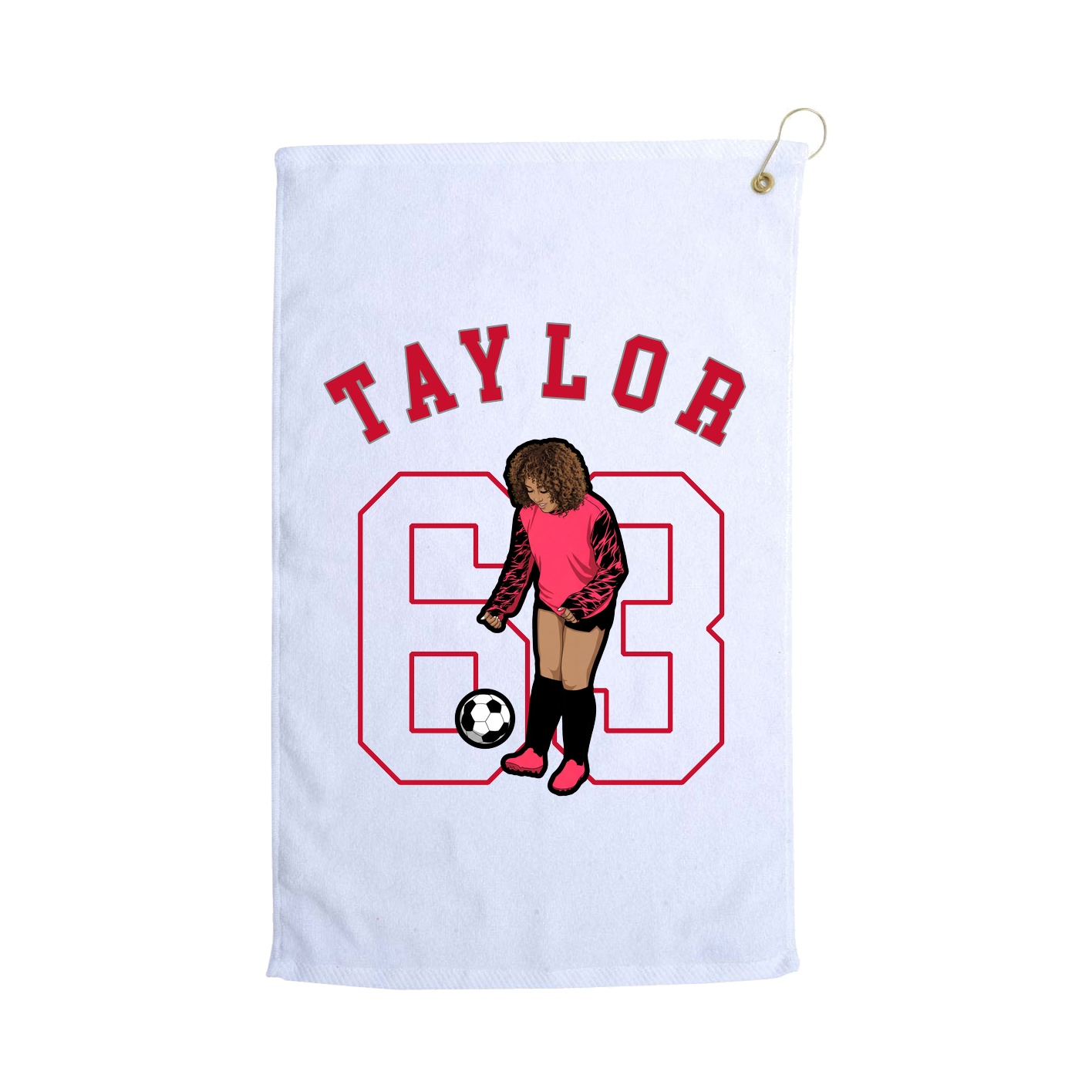 Golf Towel — Shirsey Arch in White
