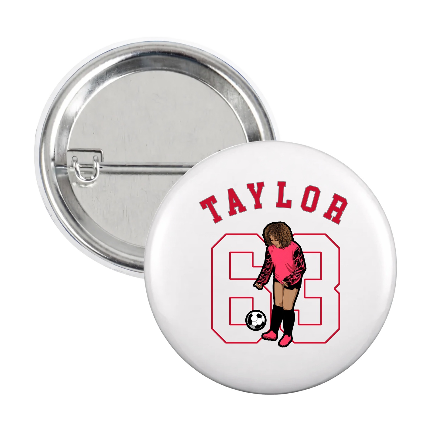 Game Day Button — Shirsey Arch in White