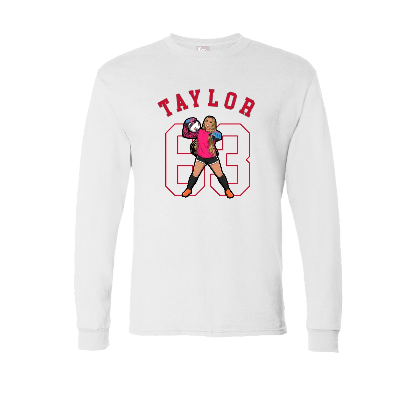Long Sleeve Tee — Shirsey Arch in White