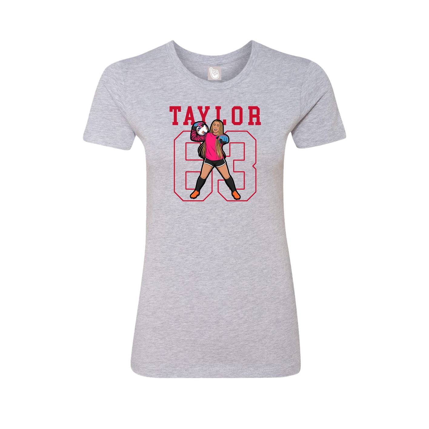 Fitted Women's Tee — Shirsey in Grey