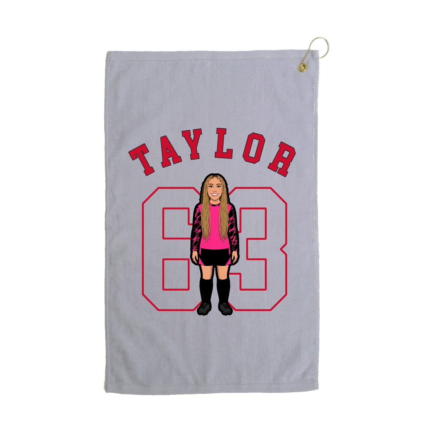 Golf Towel — Shirsey Arch in Grey