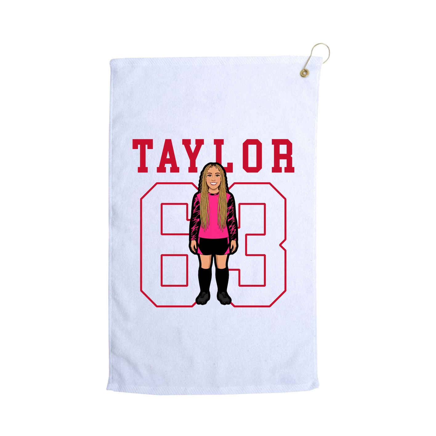 Golf Towel — Shirsey in White