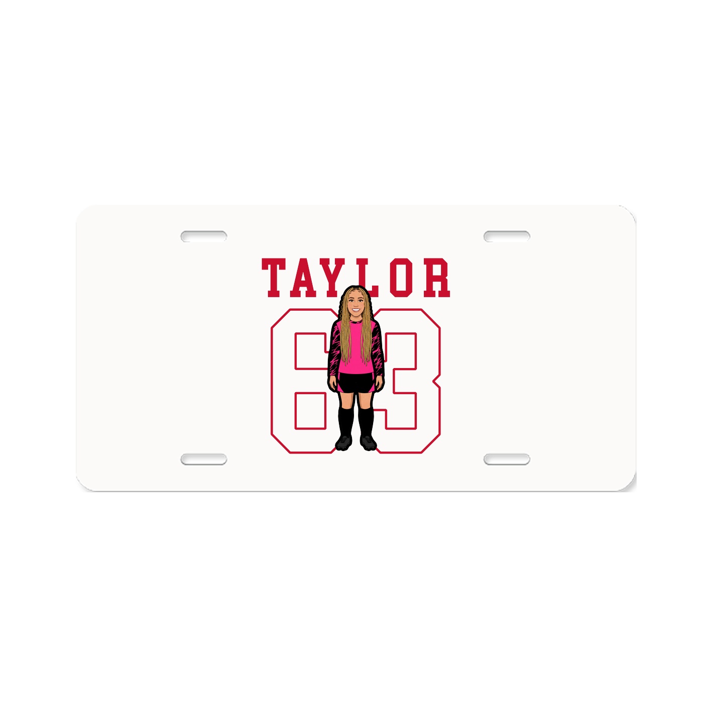 License Plate — Shirsey in Classic