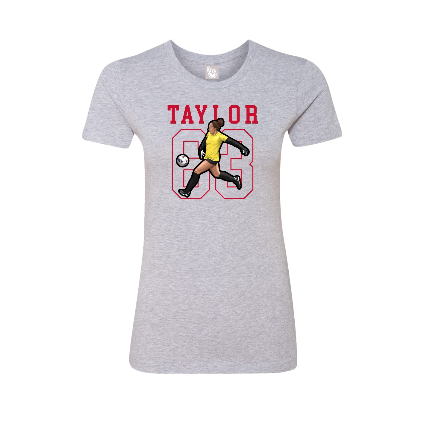 Fitted Women's Tee — Shirsey in Grey