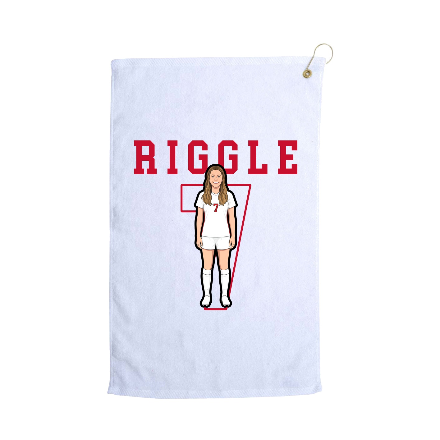 Golf Towel — Shirsey in White