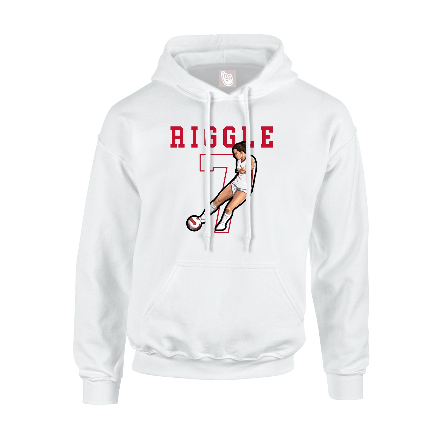 Hoodie — Shirsey in White