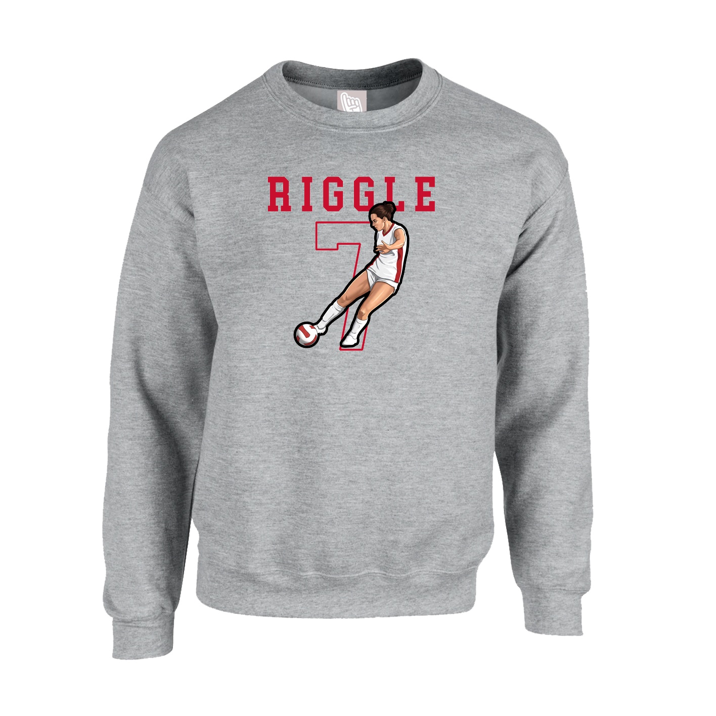Fleece Crew — Shirsey in Grey