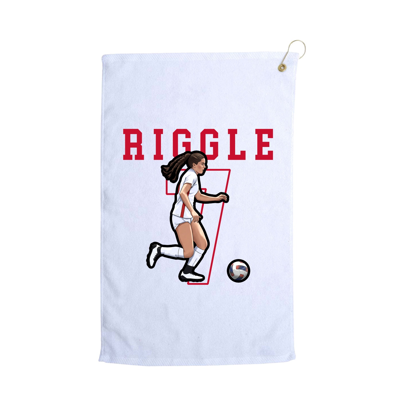 Golf Towel — Shirsey in White