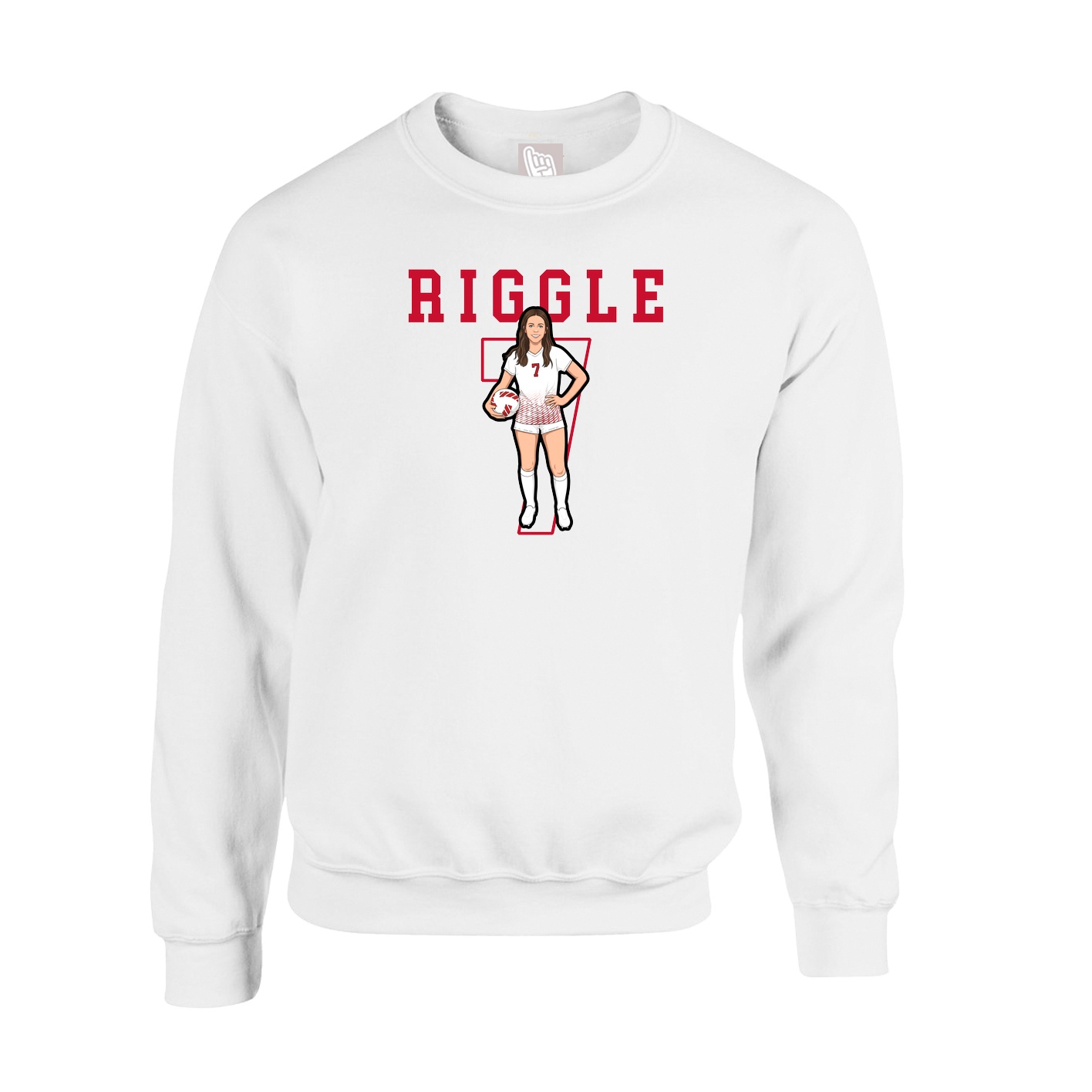 Fleece Crew — Shirsey in White