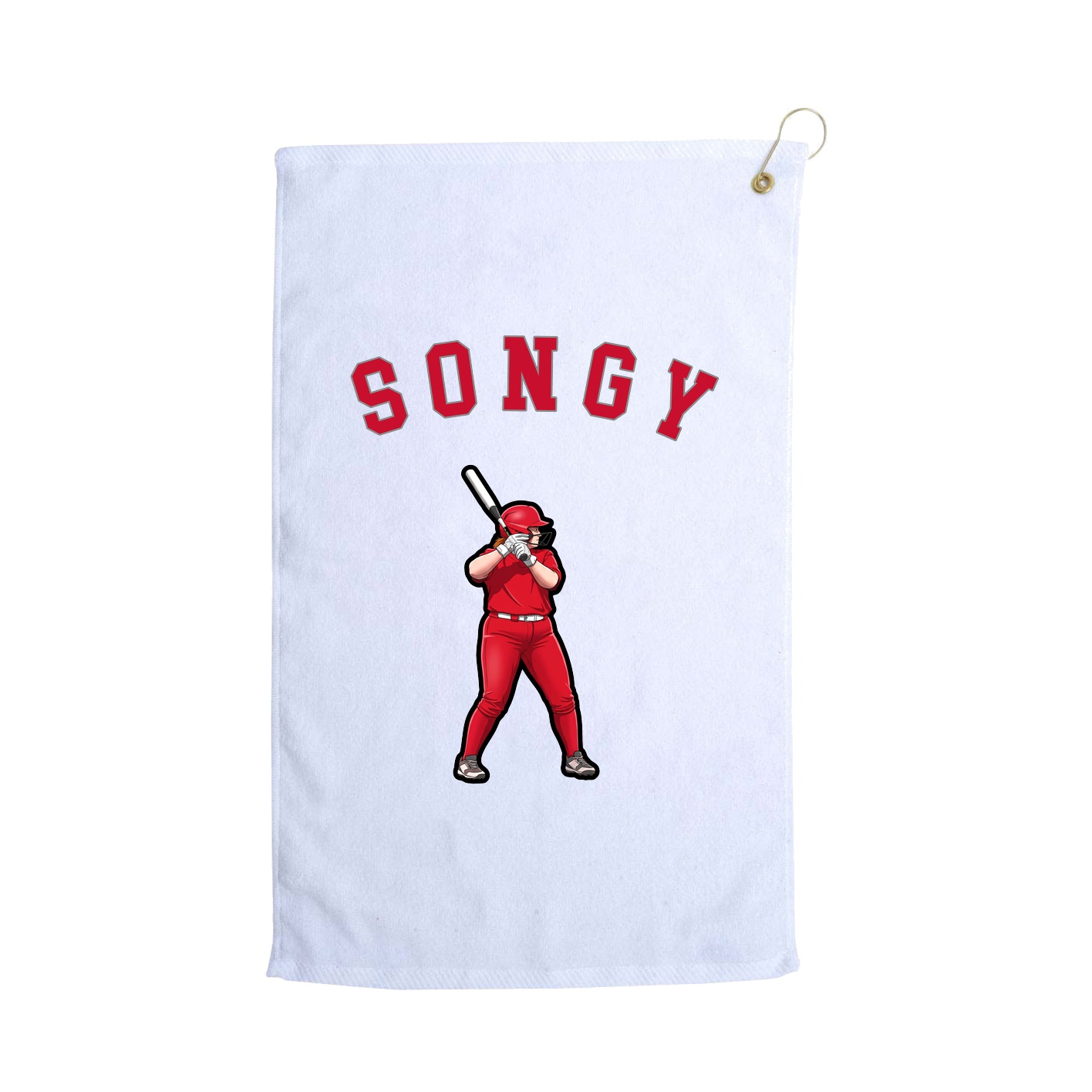 Golf Towel — Shirsey Arch in White